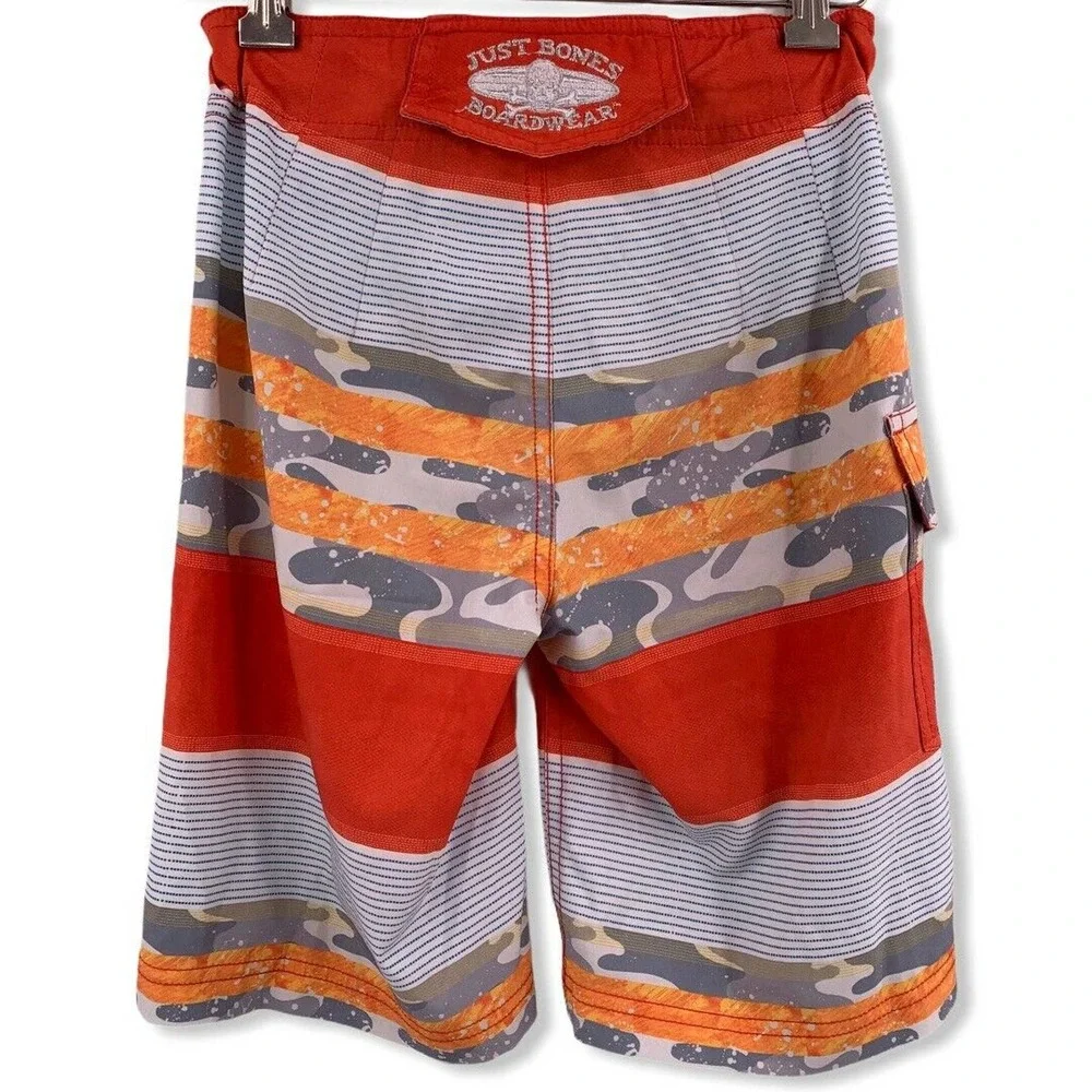 Just Bones Boardwear Board Shorts 23” Waist‎